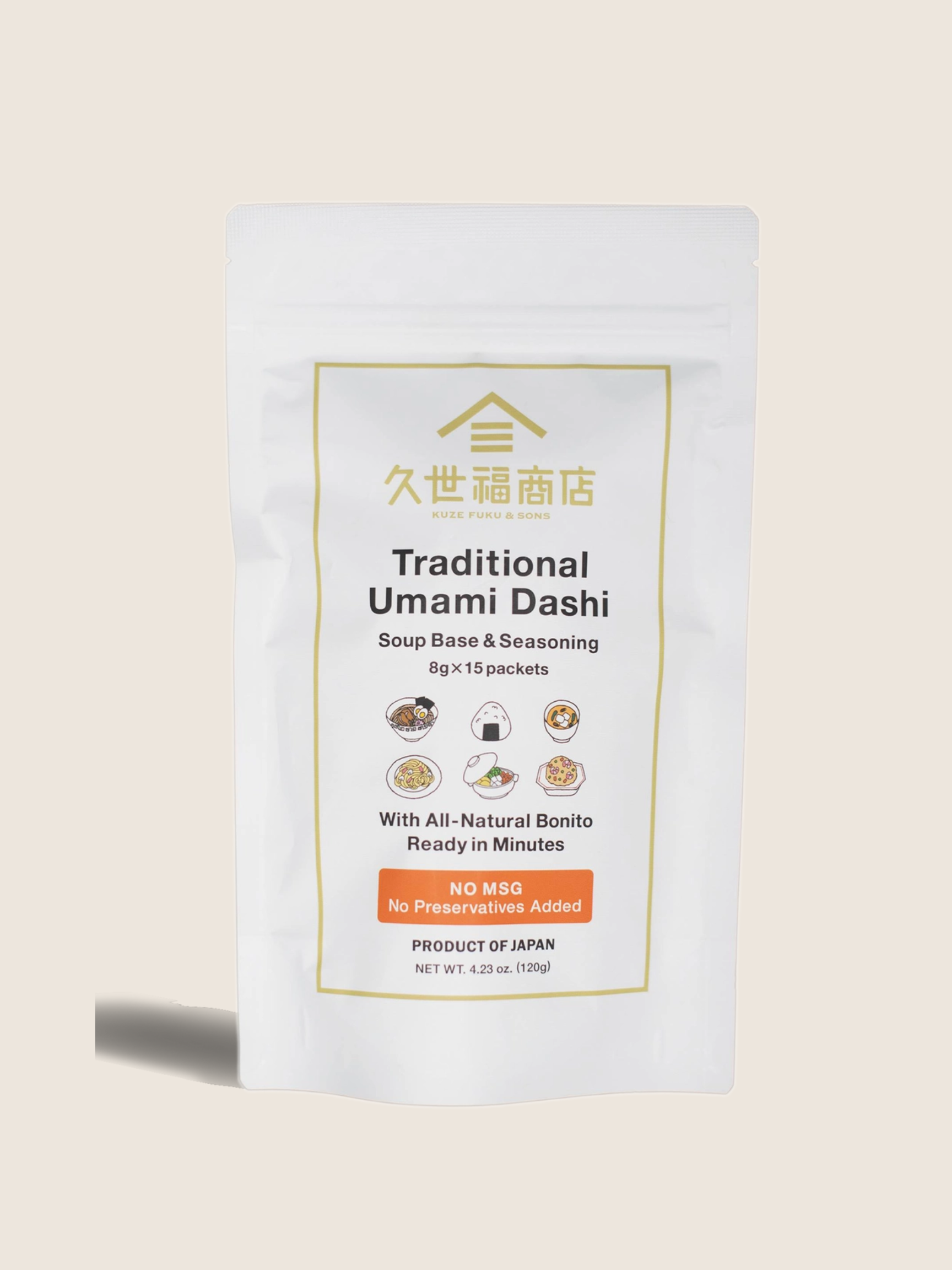 traditional umami dashi soup base & seasoning